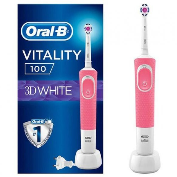 Oral-B Vitality 100 3D White Quadrant Timer Şarjlı Diş Fırçası