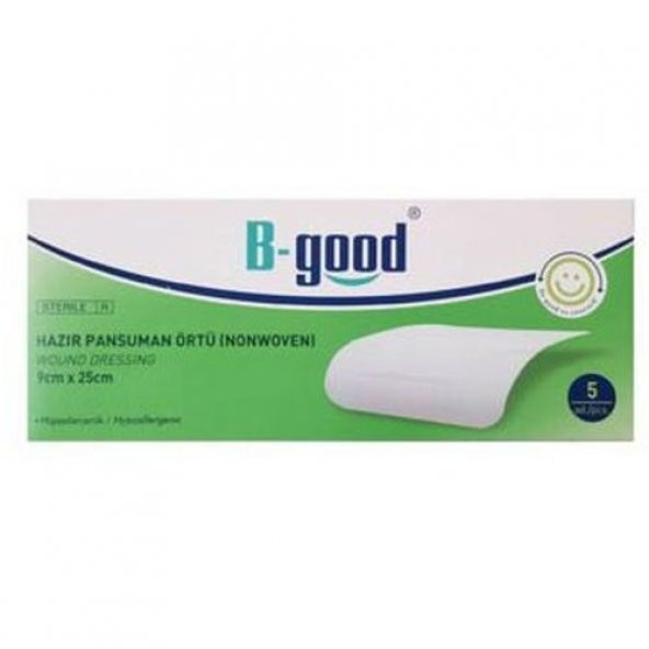 B-Good Hazır Pansuman Örtü 9 cm x 25 cm 5li