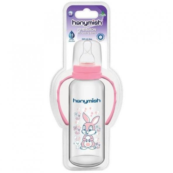 Hanymish 433 Kulplu PP Biberon 240 cc