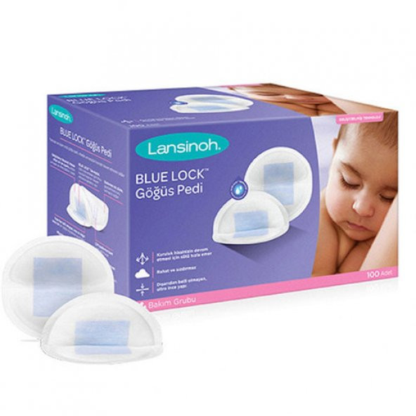 Lansinoh Blue Lock Göğüs Pedi 100 Adet