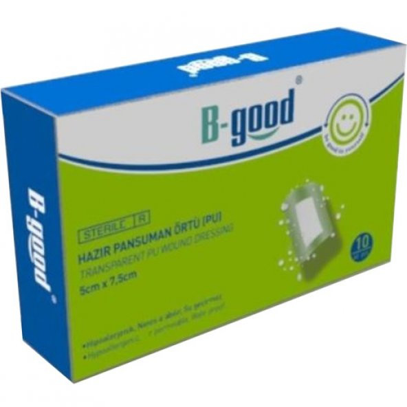 B-Good Hazır Pansuman Örtü Su Geçirmez 5cm x 7,5 cm 10lu ürün görseli