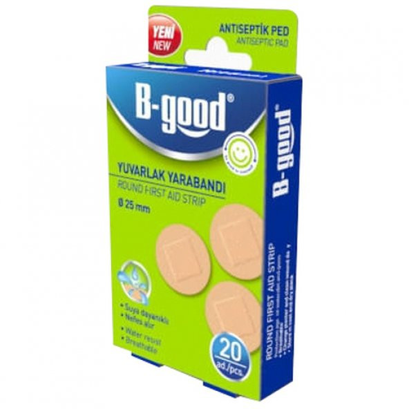B-Good Yuvarlak Yara Bandı 20li