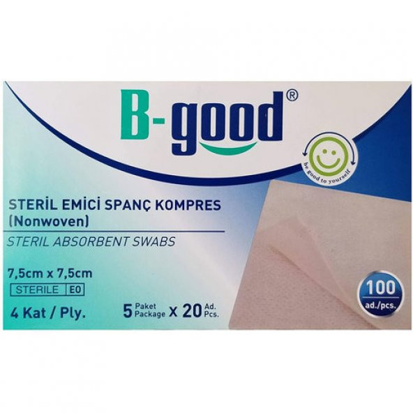 B-Good Steril Emici Spanç Kompres 25li