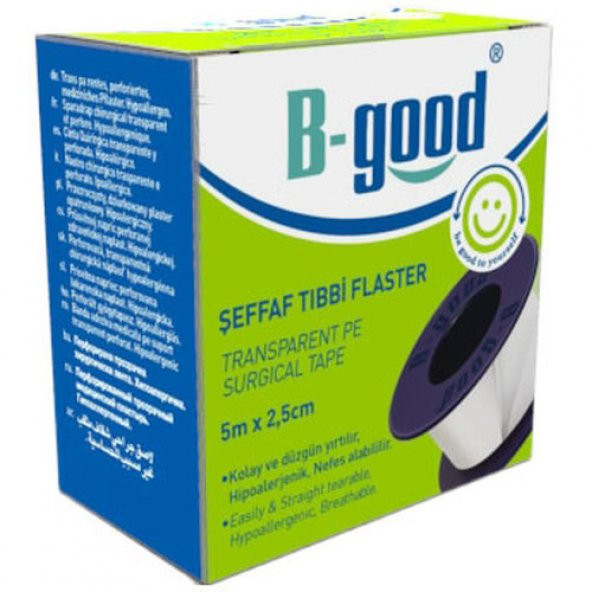 B Good Şeffaf Pe Flaster 5m x 2.5cm ürün görseli