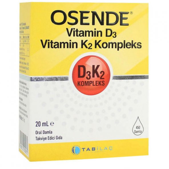 Osende D3k2 Komplex Damla 20 Ml