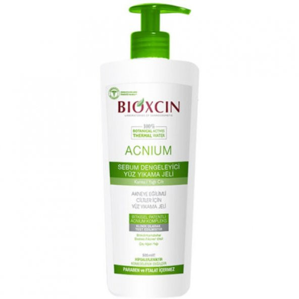 Bioxcin Acnium Sebium Dengeleyici Yüz Yıkama Jeli 500 ml