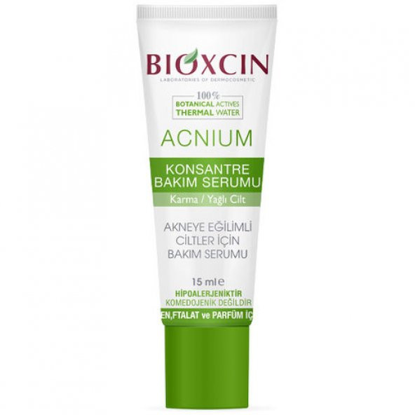 Bioxcin Acnium Karma ve Yağlı Ciltler Için Konsantre Bakım Serumu 15 ml ürün görseli