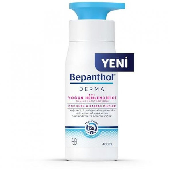 Bepanthol Derma Yoğun Nemlendirici Günlük Vücut Losyonu 400 ml