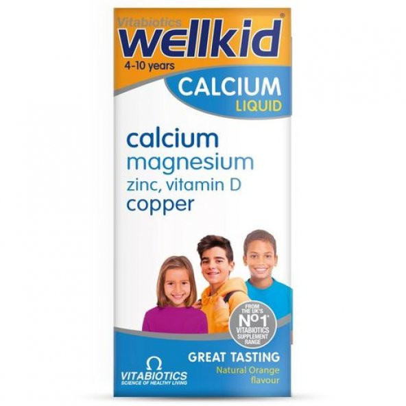 Wellkid Calcium Liquid Şurup 150 ml