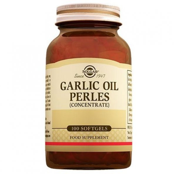 Solgar Garlic Oil 100 Kapsül