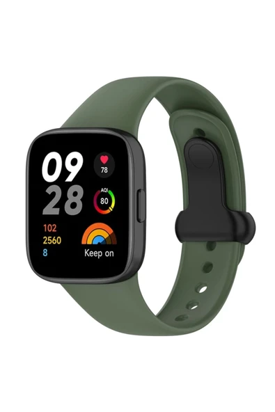 Xiaomi Redmi Watch 3 Origin Silikon Kordon - Koyu Yeşil-(5796) ürün görseli 1