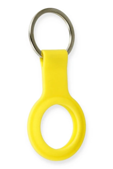 Airtag Silikon Kılıf - Sarı-(5796) ürün görseli 1