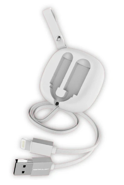 S80 Lightning Kablo iphone Uyumlu 20cm-1M 2A - Beyaz-(5796) ürün görseli 1