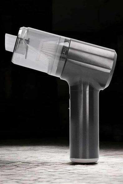 Üflemeli Güçlü Vakumlu Ev Ofis Araç Süpürgesi El Süpürgesi Şarjlı - Resim 5