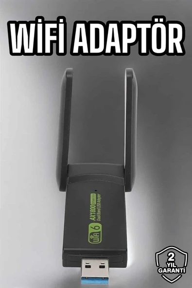 Wifi Adaptör Çift Bantlı Kablosuz Wifi Adaptörü - Resim 2