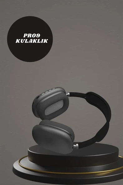 Kulak Üstü Kulaklık Pro9 ve Yeni Nesil Akıllı Saat Android ve İOS Uyumlu ANC Özelliği - Resim 4