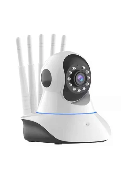 LED Aydınlatmalı 5 Antenli Motorlu 1080P Wifi Kamera Sensörlü - Resim 3
