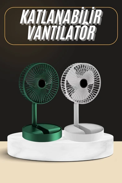 Katlanabilir Usb Şarjlı Masaüstü Soğutucu Mini Fan Telefon Tutucu ürün görseli 1