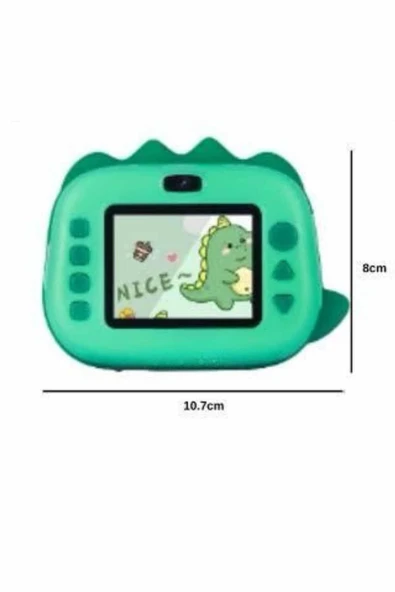 Dijital HD Video Kamera Çocuk Fotoğraf Makinesi  Anlık Termal Rulo - Resim 5