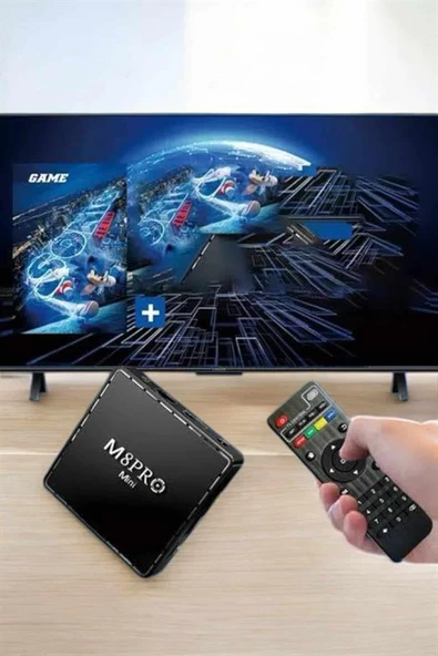 Oyun Konsolu Çift Kollu 1000 Oyunlu TV Box Netflix Youtube Atari - Resim 4