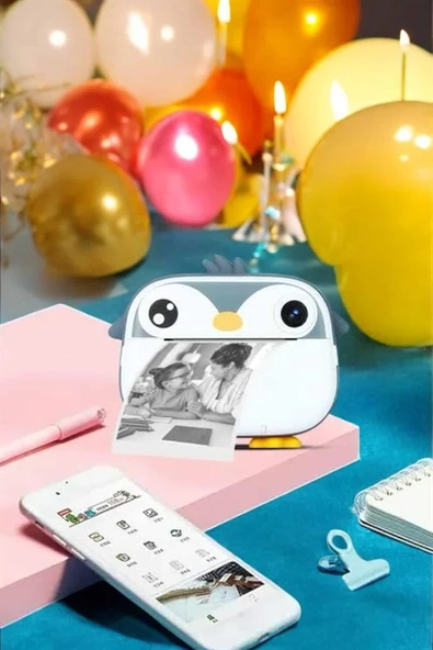 Çocuklar için Fotoğraf Makinesi Anlık Baskı Makinesi HD Görüntü Kalitesi ürün görseli 1