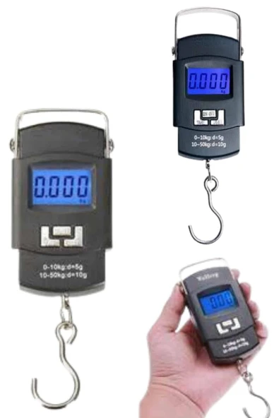 El Kantarı Dijital El Terazisi 50 Kg Kapasiteli LCD Ekranlı - Resim 2