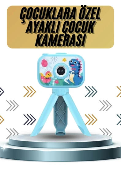 Ayaklı Çocuk Kamerası Tripodlu Mini 1080p Hd Çocuk Kamera ürün görseli 1