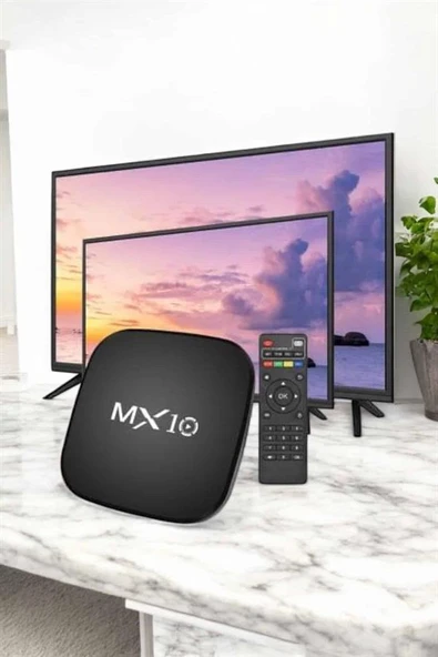 TV Box Android Uyumlu 4 Çekirdekli WİFİ Bağlantılı 4K - Resim 5