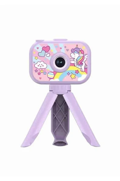 Ayaklı Çocuk Kamerası Tripodlu Mini 1080p Hd Çocuk Kamera - Resim 2