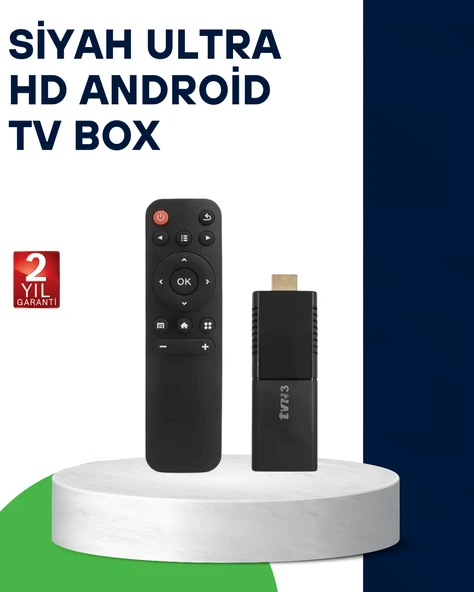 4K Ultra HD Android TV Stick – Tak Çalıştır Akıllı TV Cihazı - Resim 2