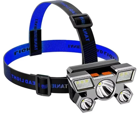 Kafa Lambası Hafif ve Esnek Çift Anahtarlı Far Led Işık - Resim 4