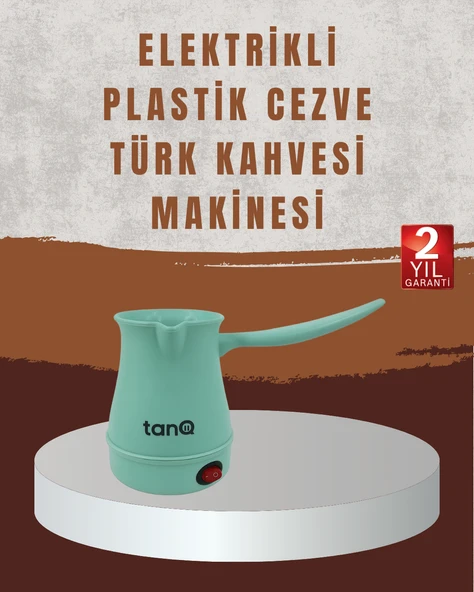 Işıklı Açma Kapama Anahtarlı Elektrikli Kahve Cezvesi ürün görseli 1