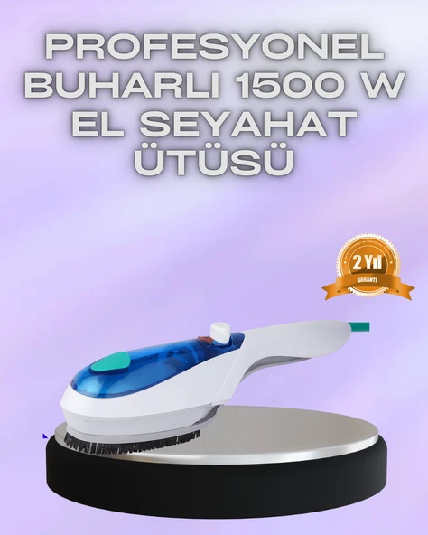 Kompakt Seyahat Tipi Buharlı Ütü Pratik Kırışıklık Açıcı ürün görseli 1