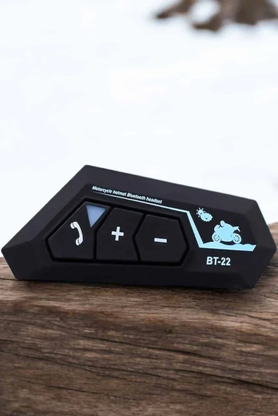 İnterkom Intercom Kask Kulaklık Bt22 Bluetooth Motosiklet Kulaklık 5.0 Bluetooth - Resim 2
