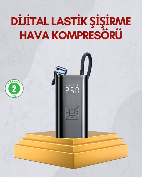 Kablosuz Kullanımlı Dijital Kontrollü Taşınabilir Şişirme Cihazı ürün görseli 1