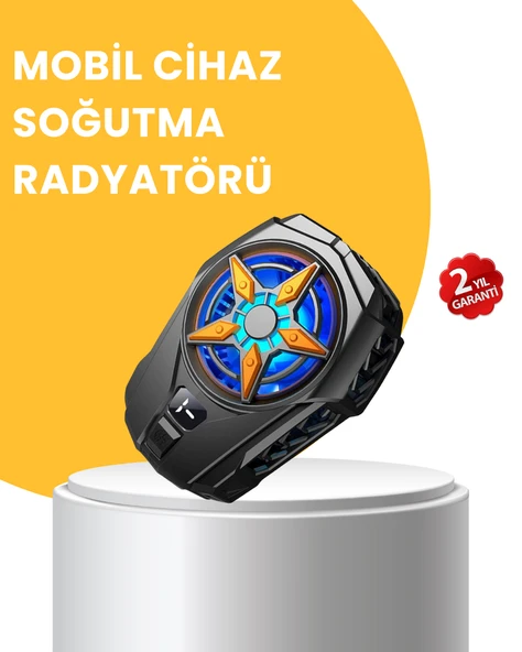 Dijital Göstergeli Evrensel Telefon Soğutma Fanı ürün görseli 1