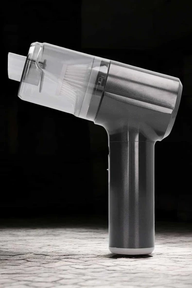 Üflemeli Güçlü Vakumlu Ev Ofis Araç Süpürgesi El Süpürgesi Şarjlı - Resim 5