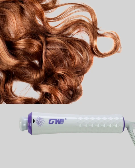 Profesyonel Saç Kıvırma Makinesi – 32 mm Geniş Bukle Maşası - Resim 5