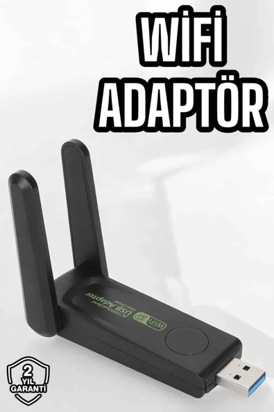 Dual Band Wifi Alıcı Adaptör USB 3.0 Destekli ürün görseli 1