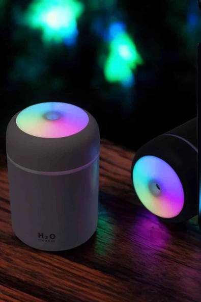 Buharlı Hava Nemlendirici Aromaterapi Renk Değiştirilebilir - Resim 2