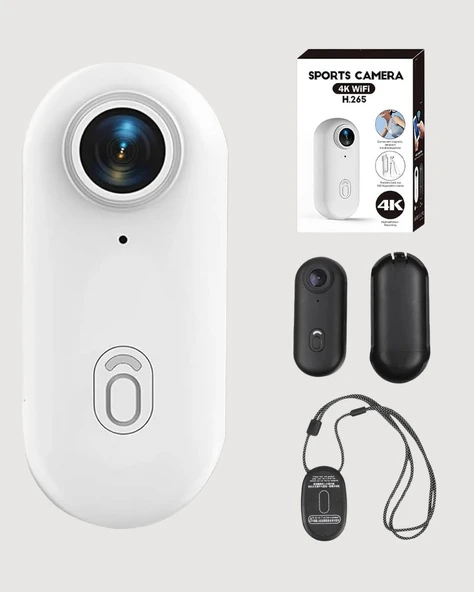 Şarj Edilebilir Uzun Ömürlü Mini Spor Kamera Full HD - Resim 4