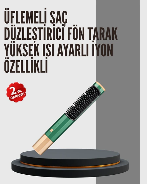 360° Döner Kablolu Kompakt Saç Şekillendirme Seti ürün görseli 1