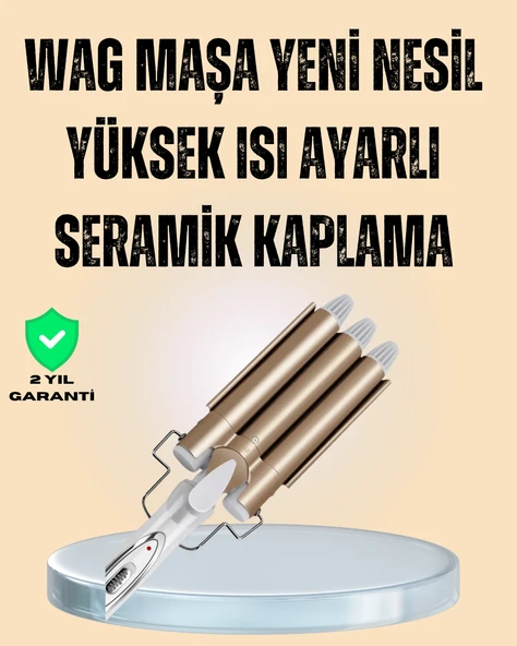 Ayarlanabilir Isı Ayarıyla Profesyonel Bukle Maşası – Hızlı ve Nazik Şekillendirme ürün görseli 1