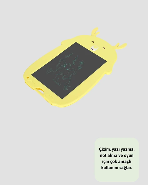 Çocuklar İçin LCD Yazı Tableti | Kilitli ve Göz Yormayan Ekran - Resim 5