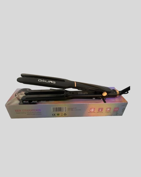 Saç Düzleştirici Seramik Plakalı 230C Hızlı Isınma 360° Kablo - Resim 4