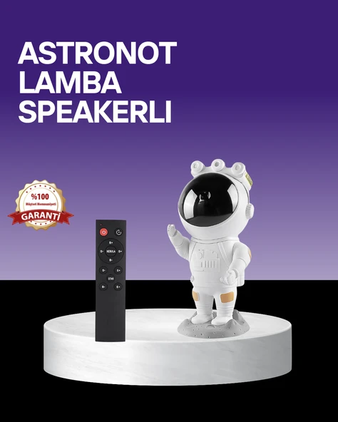 Dekoratif ve Fonksiyonel Astronot Projeksiyon Aydınlatma ürün görseli 1