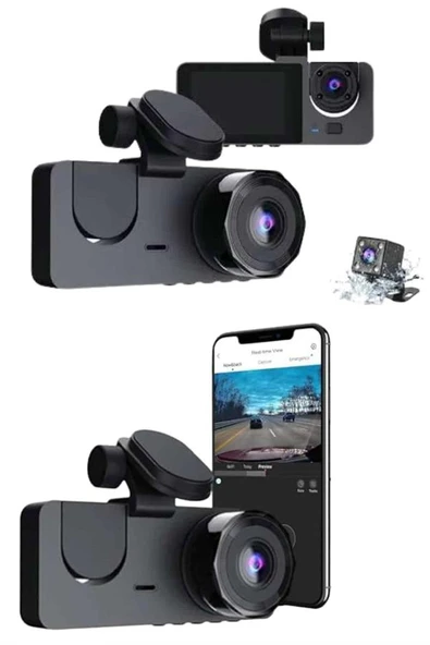 CarPlay Fotoğraf ve Video Kaydedici Araç İçi Kamera Ekranlı - Resim 5