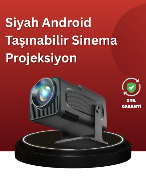 Uzun Ömürlü Lamba ve Dahili Hoparlörlü Ev Sinema Projektörü ürün görseli 1