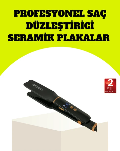Saç Düzleştirici 30 Saniyede Isınma Hafif ve Portatif Tasarım ürün görseli 1