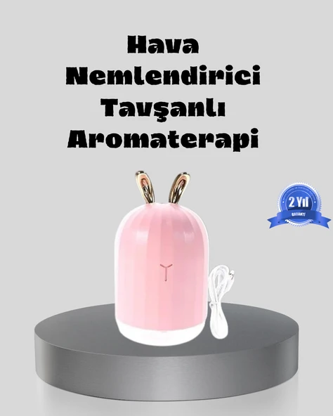 Sessiz Ultrasonik Hava Nemlendirici – Su Bazlı Buhar Difüzör - Resim 2